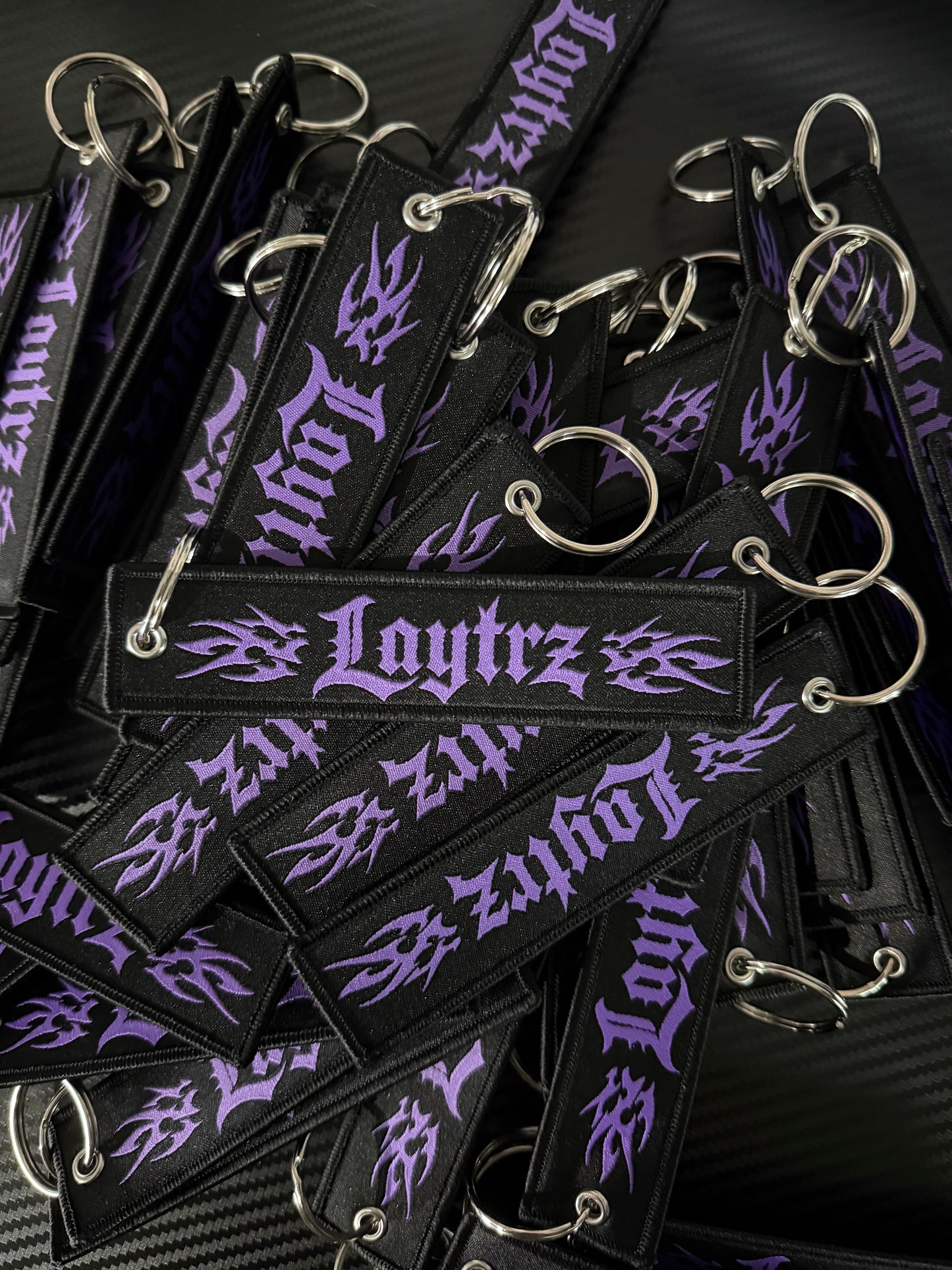 Purple Tribal Jet Tag
